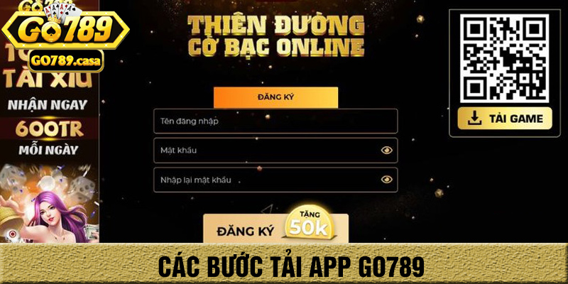 Cách tải app Go789